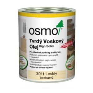 OSMO 3011 tvrdý voskový olej - bezbarvý lesklý, 0,75l