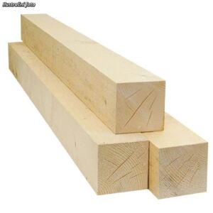 Hoblovaný KVH hranol smrk, nepohledová kvalita, C24 80x80x4000
