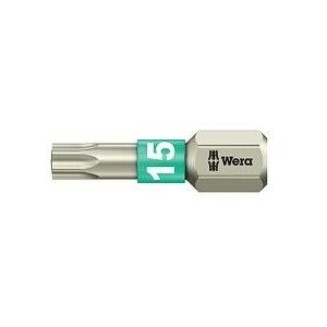 Bit T15 - 25mm, WERA - nerez, 1 ks