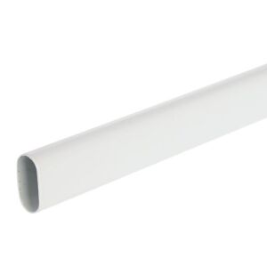 Šatní tyč ocelová, oválná, 30x15 mm, 0,7mm, 3000 mm, chrom