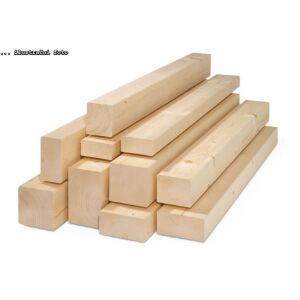 Hoblovaný KVH hranol smrk, nepohledová kvalita, C24  100x80x4000