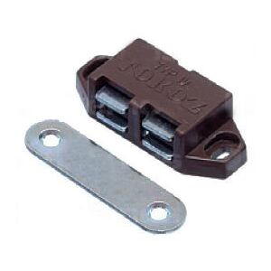 Magnet nábytkový hranatý, hnědý