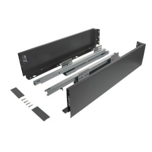 Výsuv ND60 (18mm) s dvojitou bočnicí, 116/270 mm, tm.šedá