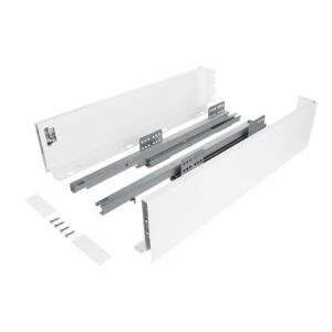 Výsuv ND60 (18mm) s dvojitou bočnicí, 116/270 mm, bílá