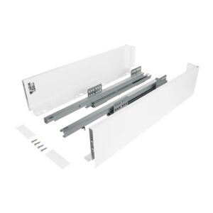 Výsuv ND60 (18mm) s dvojitou bočnicí, 116/300 mm, bílá