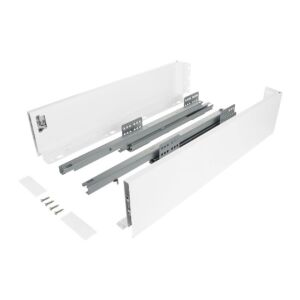 Výsuv ND60 (18mm) s dvojitou bočnicí, 116/550 mm, bílá