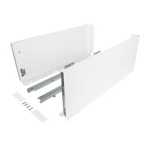 Výsuv ND60 (18mm) s dvojitou bočnicí, 199/550 mm, bílá