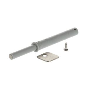 TIP-ON NK55 pro bezpružinové otevírání, pro vrtání 10 mm, 38 mm s magnetem, světle šedá