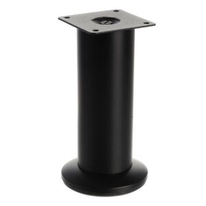 Noha nábytková ocelová H150/D50, černá matná