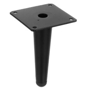 Noha nábytková H130 mm, černá matná