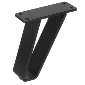 Noha nábytková GS46 H130 mm, černá matná