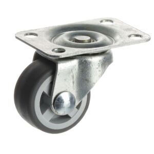 Kolečko nábytkové 30mm, plotnička 34x47x1,2 mm ,šedá