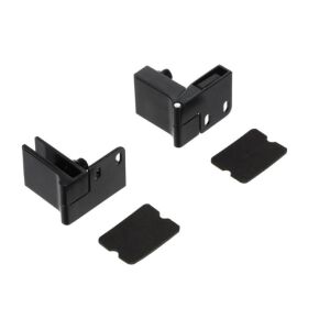 Závěs NG50 pro skleněné dveře (max. 5 mm), černá