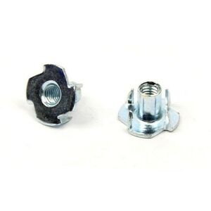 Matice narážecí se zoubky M 8 x 15, zinek bílý