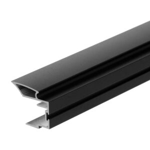 Úchytový profil VR30 P01 (18 mm), 2700 mm, matná černá