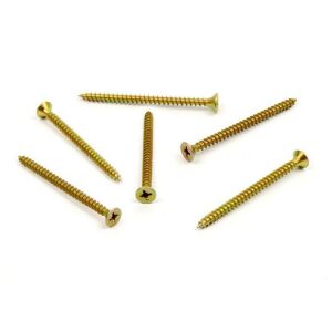 Vrut do dřeva, zápustná hlava, PZ 5,0 x 70, zinek žlutý