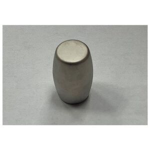 Úchytka - knopka váleček, satin nikl, rozměr: 16x26mm