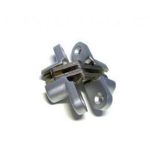 Stolový závěs skrytý 13x45 mm, 180°, chrom satén