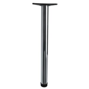 Stolová noha, plotnička, D60/H820 mm, chrom