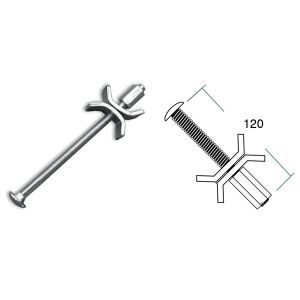 Spojovací šroub na pracovní desky, 125mm