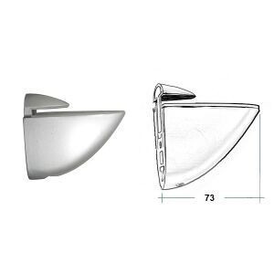 Držák police Tukan střední 75x30 chrom