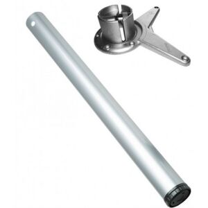 Stolová noha, plotnička, D60/H710 mm, chrom mat