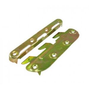 Kování na postel, boční, SADA 4ks, nikl