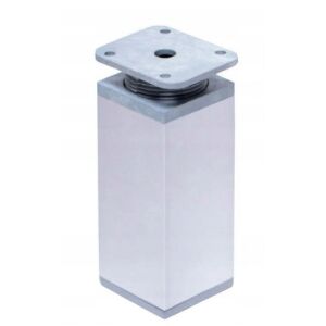 Noha nábytková hranatá, H100/D40x40, eloxovaný hliník