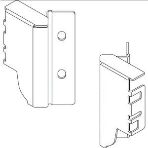 TANDEMBOX Antaro držák zad, M 83mm, Bílá