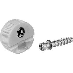 Spojovací kování na korpus se spojovacím šrouberm, hnědá