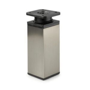 Noha nábytková hranatá, H150/D40x40, imitace nerez