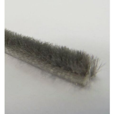 Kartáč dorazový nízký nasouvací 4,6mm pro svislý úchytový profil