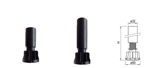 Noha rektifikační REHAU 150 mm + příruba