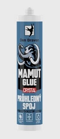Den Braven - Lepidlo MAMUT GLUE Crystal 290ml, transparentní