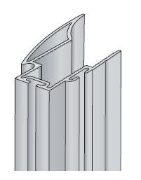 Profil svislý úchytový S04N 2,7m - Stříbrný elox