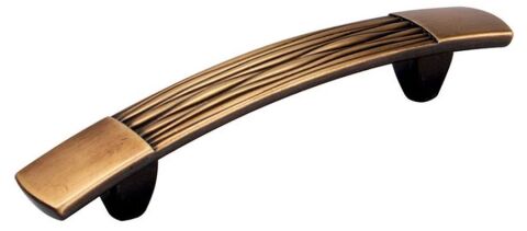 Úchytka - oblouček, staromosaz, rozteč: 96 mm