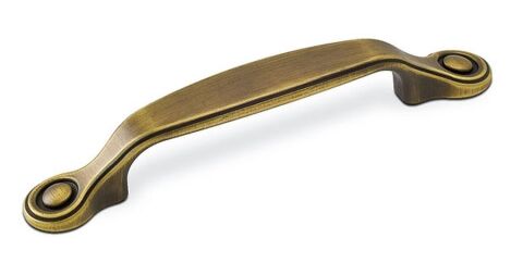 Úchytka - oblouček, staromosaz, rozteč: 96 mm