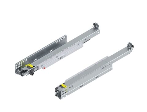 BLUM MOVENTO integrovaný TIP-ON, plný výsuv, délka 600 mm, 40kg, dřevěná zásuvka
