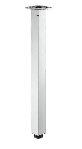 Stolová noha, čtvercová, 60x60/H705 mm, šedá RAL9006