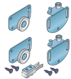 Sada koleček S36, spodní vedení