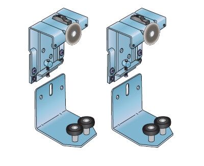 Sada koleček S45, přední dveře, horní vedení