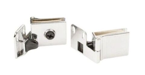 Závěs na skleněné dveře SISO Diza pár, chrom