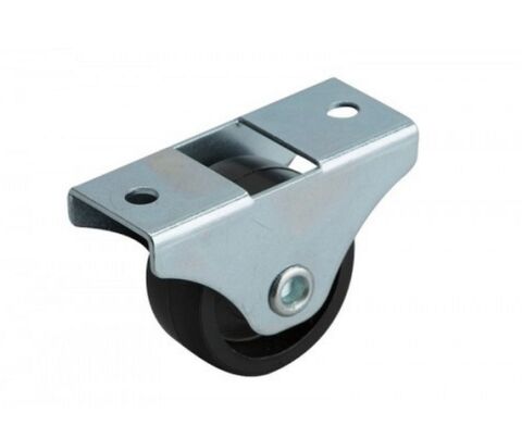 Kolečko nábytkové 25mm, pevné, černá, 25kg