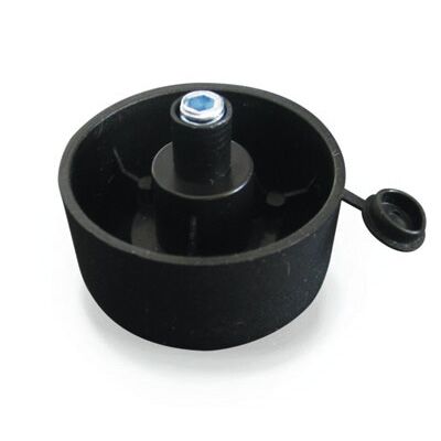 Nastavitelný kluzák H17 mm, plast, černá