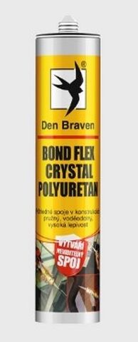 Den Braven Lepidlo Bond Flex Crystal PU 300ml, transparentní