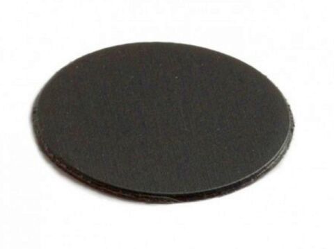 Krytka samolepící černá - arch po 20ks