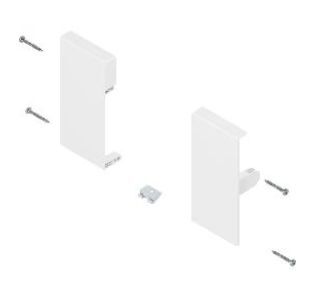 TANDERBOX antaro ZIF - upevnění čela (vnitřní zás.)  K, L+R, plast, bílá