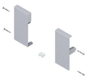 TANDERBOX antaro ZIF - upevnění čela (vnitřní zás.)  K, L+R, plast, šedá