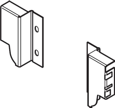 TANDEMBOX Antaro držák zad, M 83mm, ŠEDÁ