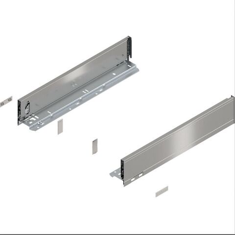 Blum LEGRABOX - sada bočnic, 270 mm, Nerez, výška M